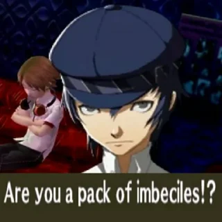 😑 emoji Persona 4 Mood Telegram sticker 22 of 22