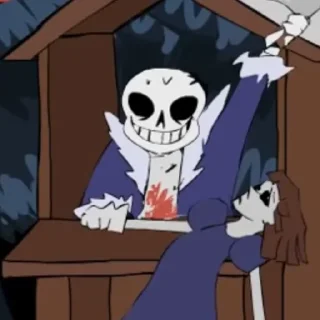 Sticker from Horror!Sans @undertalesticker