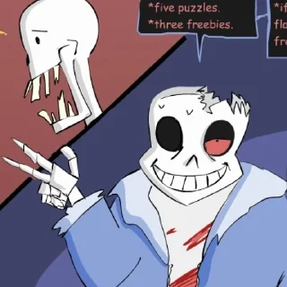 😏 emoji Horror Sans   @undertalesticker Telegram sticker 10 of 102