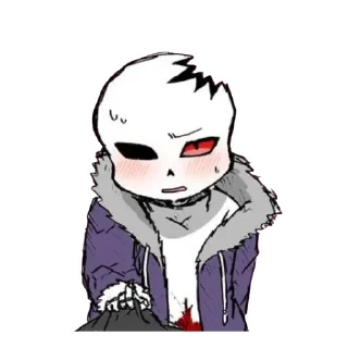😘 emoji Horror! Sans Telegram sticker 8 of 27
