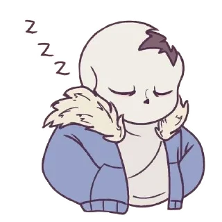 😴 emoji Horror! Sans Telegram sticker 18 of 27
