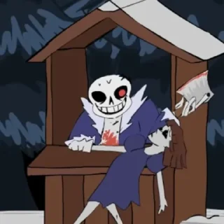 Sticker from Horror!Sans @undertalesticker