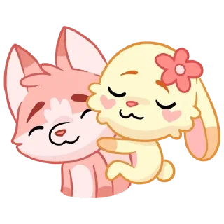 Sticker from Обнимашки ВК от @stickers_vk