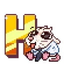🔠 emoji Стикерный алфавит ВК @stickers_vk Telegram sticker 15 of 97