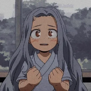 🤍 emoji Эри ( @Izuku_Midoriya15_07 ) Telegram sticker 16 of 67