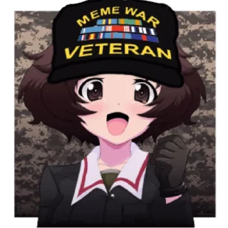 😀 emoji Girls und Panzer pack Telegram sticker 10 of 75