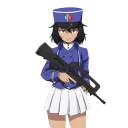 🔫 emoji Girls und panzer Telegram sticker 10 of 37
