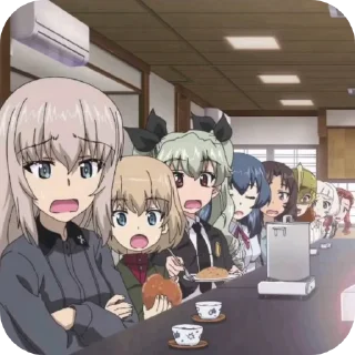 👄 emoji Girls Und Panzer @Kavao1 Telegram sticker 20 of 27