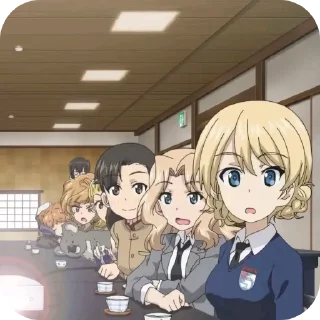 👄 emoji Girls Und Panzer @Kavao1 Telegram sticker 21 of 27