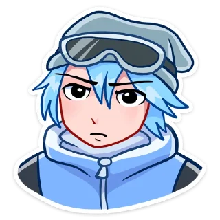 😐 emoji Айс :: @stickroom Telegram sticker 5 of 48