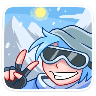 ✌️ emoji Айс :: @stickroom Telegram sticker 24 of 48