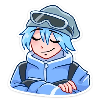 😌 emoji Айс @Nyasticks Telegram sticker 13 of 49