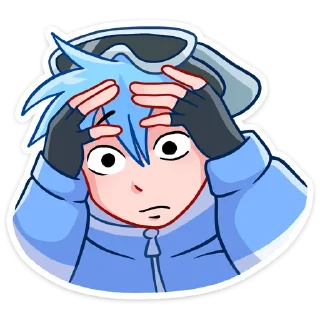😱 emoji Айс :: @stickroom Telegram sticker 9 of 48