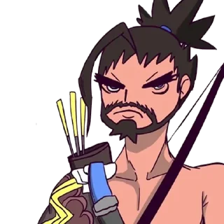 Sticker from hanzopack