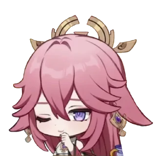 😉 emoji Яэ Мамми Telegram sticker 8 of 27