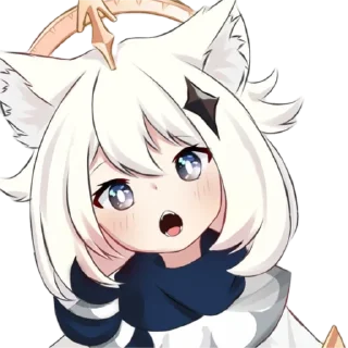 😯 emoji Cute Paimon by @peach_artworld Telegram sticker 24 of 30