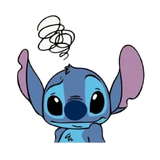 🙄 emoji Cute Stitch by @peach_artworld Telegram sticker 21 of 21