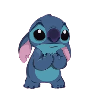😟 emoji Cute Stitch by @peach_artworld Telegram sticker 16 of 21