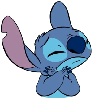 😓 emoji Cute Stitch by @peach_artworld Telegram sticker 12 of 21