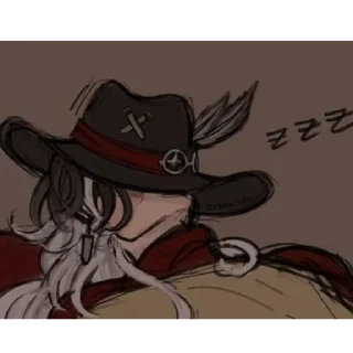 😴 emoji Boothill stickers Telegram sticker 16 of 40