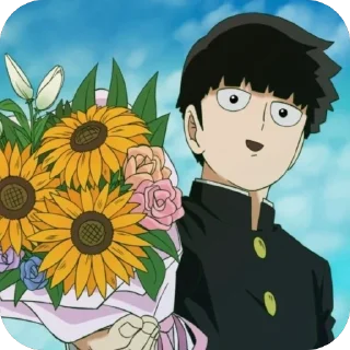 Sticker from Mob Psycho 100 • @Earth928B
