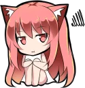 😒 emoji Puni never smile :: @line_stickers Telegram sticker 3 of 40