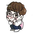 🤗 emoji @jonafzan KDrama KPOP Telegram sticker 21 of 90