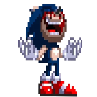 🔳 emoji Sonic.exe Disaster 2D remake@Color_gos Telegram sticker 10 of 59