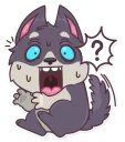 Sticker from Hank the Husky