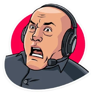😱 emoji Матч!Боец UFC Telegram sticker 6 of 12