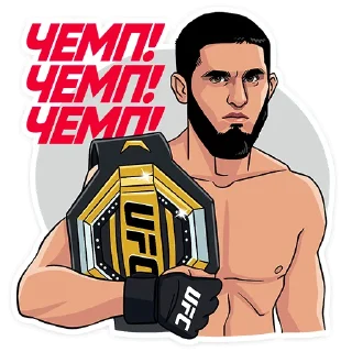🏆 emoji Матч!Боец UFC Telegram sticker 10 of 12