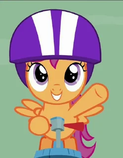 Sticker from Scootaloo | @MLP_AnimatedStickers