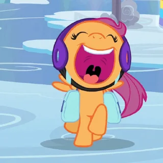 Sticker from Scootaloo | @MLP_AnimatedStickers