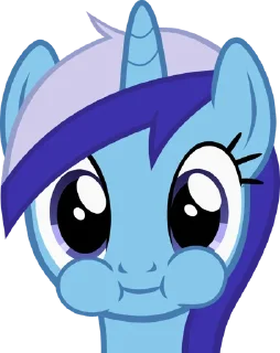 ☺️ emoji Minuette | @MLP_AnimatedStickers Telegram sticker 5 of 65