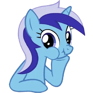 😏 emoji Minuette | @MLP_AnimatedStickers Telegram sticker 11 of 65