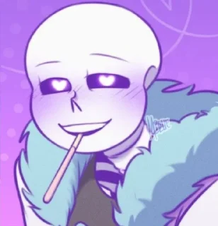 Sticker from lust!sans by @pyashkins