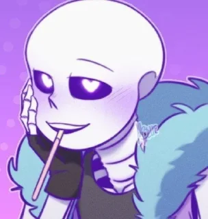 Sticker from lust!sans by @pyashkins