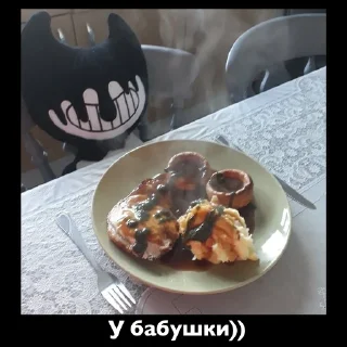 ⬛️ emoji Bendy and the ink machine Telegram sticker 20 of 60