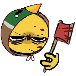 🪓 emoji Жёлтые Ёбла2 @stickers_teleg_telegramstickeri Telegram sticker 21 of 47