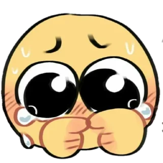 🥺 emoji Жёлтые Ёбла2 @stickers_teleg_telegramstickeri Telegram sticker 15 of 47