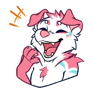 😆 emoji FluffCake Telegram sticker 20 of 51