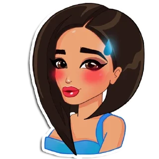 😅 emoji Ольга Бузова Telegram sticker 5 of 26