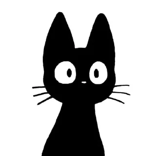 🐈‍⬛ emoji White pikch Telegram sticker 16 of 37