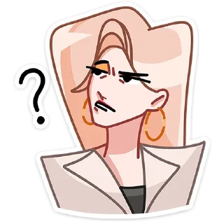 ❓ emoji Наташа от @TgSticker Telegram sticker 13 of 49