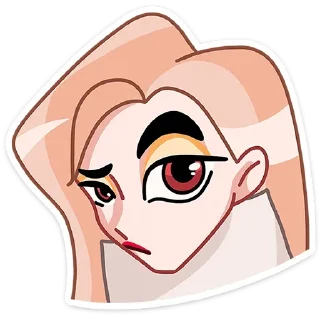 🤨 emoji Наташа от @TgSticker Telegram sticker 8 of 49