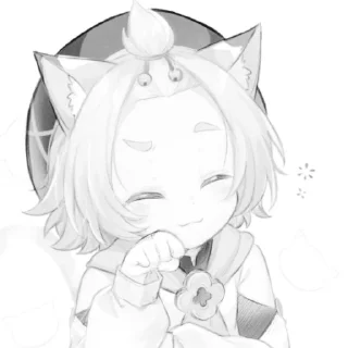 🐾 emoji Диона @genshinnbasds Telegram sticker 17 of 42