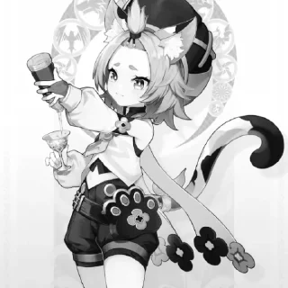 🐾 emoji Диона @genshinnbasds Telegram sticker 7 of 42