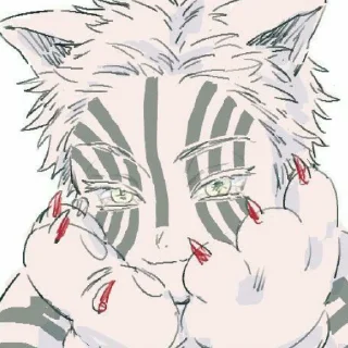 🐱 emoji •Akaza• Telegram sticker 7 of 11