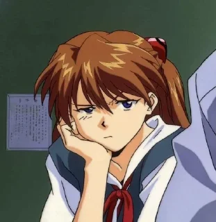 🤍 emoji Evangelion Telegram sticker 14 of 41