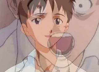 🤍 emoji Evangelion Telegram sticker 6 of 41